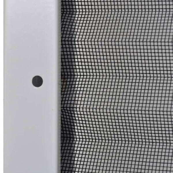 Moustiquaire plissée 80x100cm alu blanc - 33% de remise