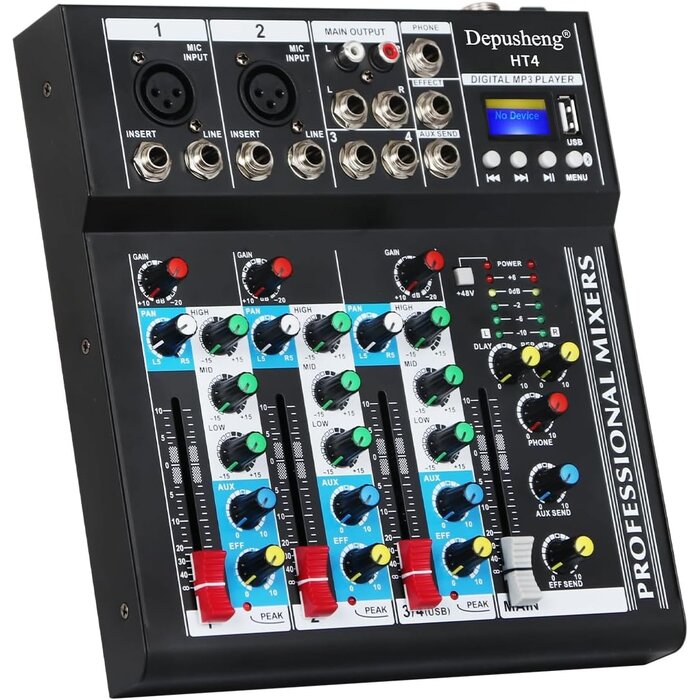Table de mixage DJ 4 canaux Bluetooth - 34% de remise