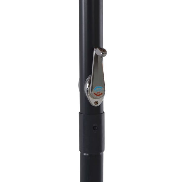 Parasol de jardin 500 cm, mât aluminium - Anthracite - 35% de remise