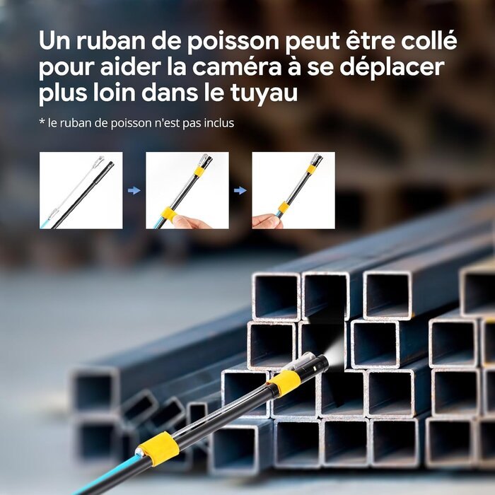 Caméra d'inspection 3 objectifs 15m - 35% de remise