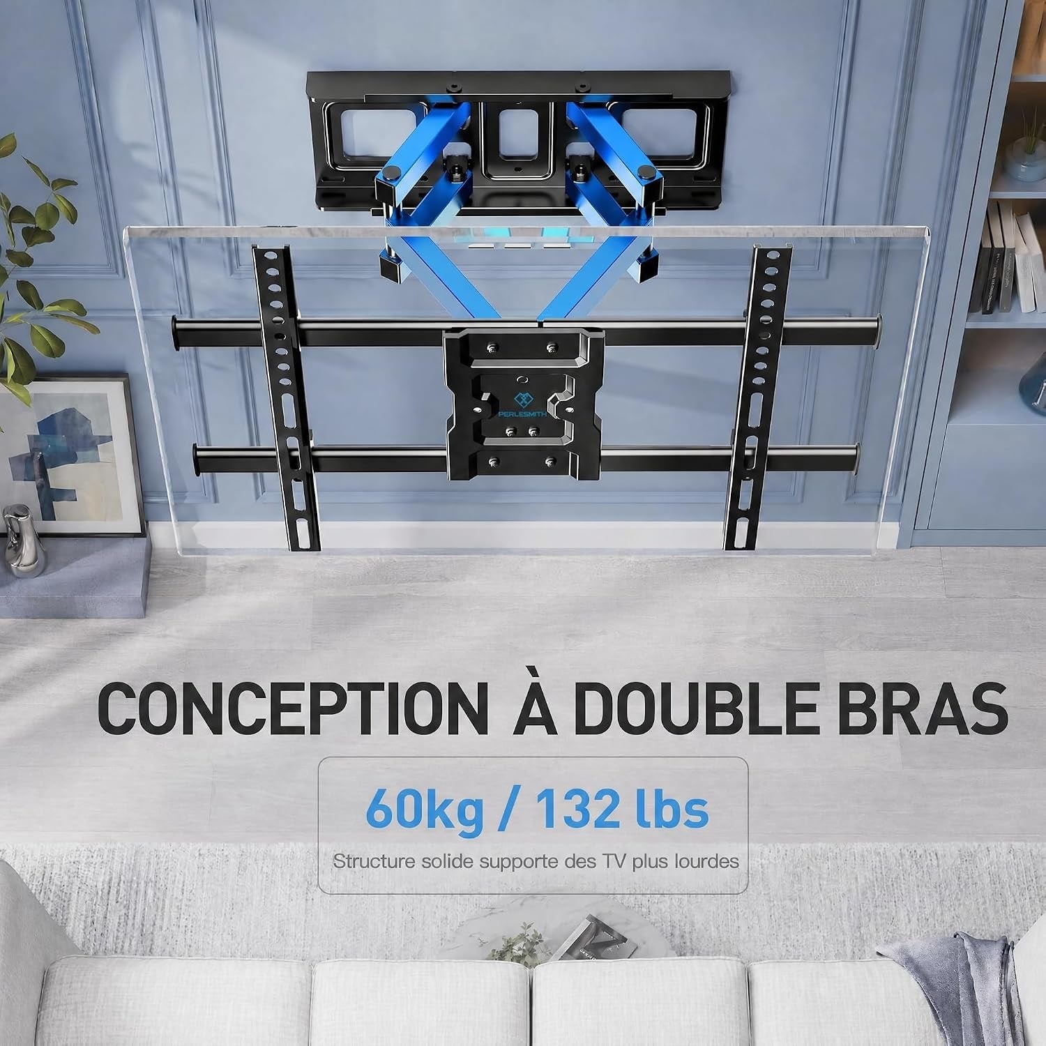 Support mural TV articulé 37-85 pouces - 33% de remise