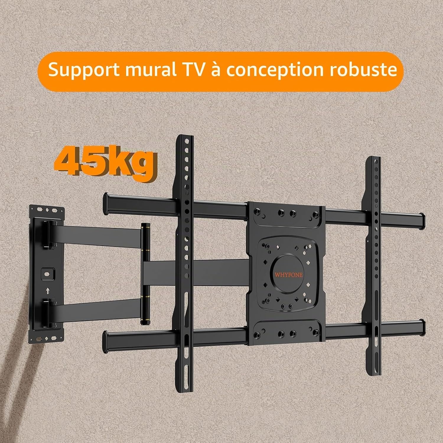 Support Mural TV Articulé 32-75 pouces - 34% de remise