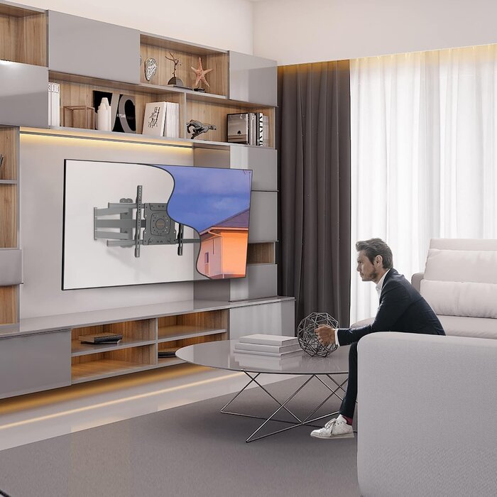 Support Mural TV Articulé 32-75 pouces - 34% de remise