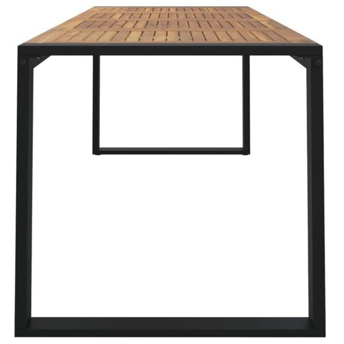 Table de jardin bois acacia 200x90 cm - 35% de remise