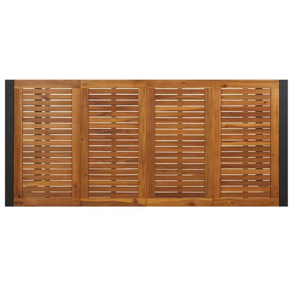 Table de jardin bois acacia 200x90 cm - 35% de remise