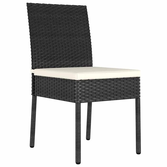 Set de 2 chaises de jardin en rotin noir - 34% de remise