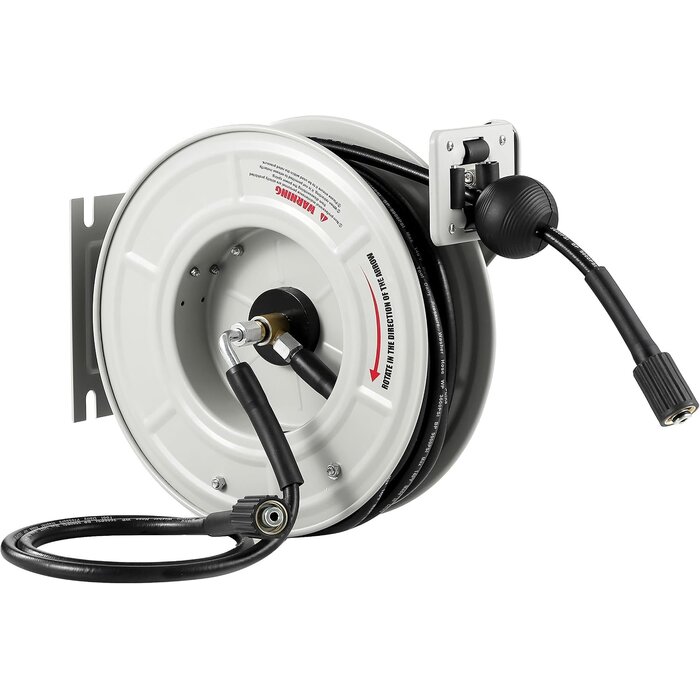 Enrouleur de tuyau 18m 250 bar acier - 35% de remise