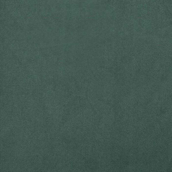 Fauteuil cabriolet et repose-pieds velours vert foncé - 35% de remise