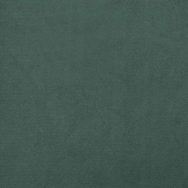 Fauteuil cabriolet et repose-pieds velours vert foncé - 35% de remise