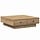 Table basse moderne chêne artisan 90x90cm - 35% de remise