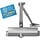 Ferme-porte hydraulique automatique 150 kg - Argent - 34% de remise