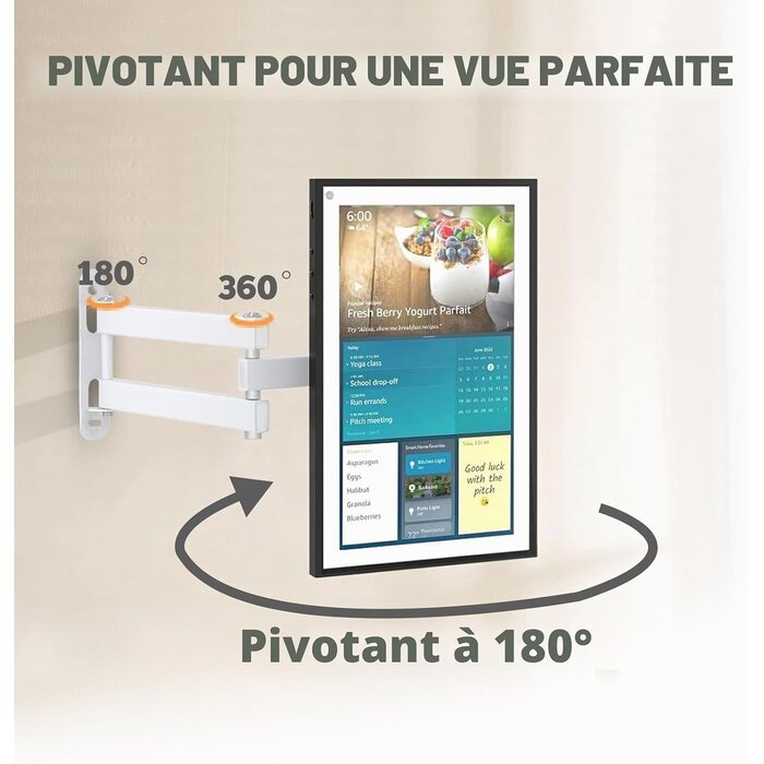 Support mural TV 10-32 pouces inclinable et orientable - 31% de remise