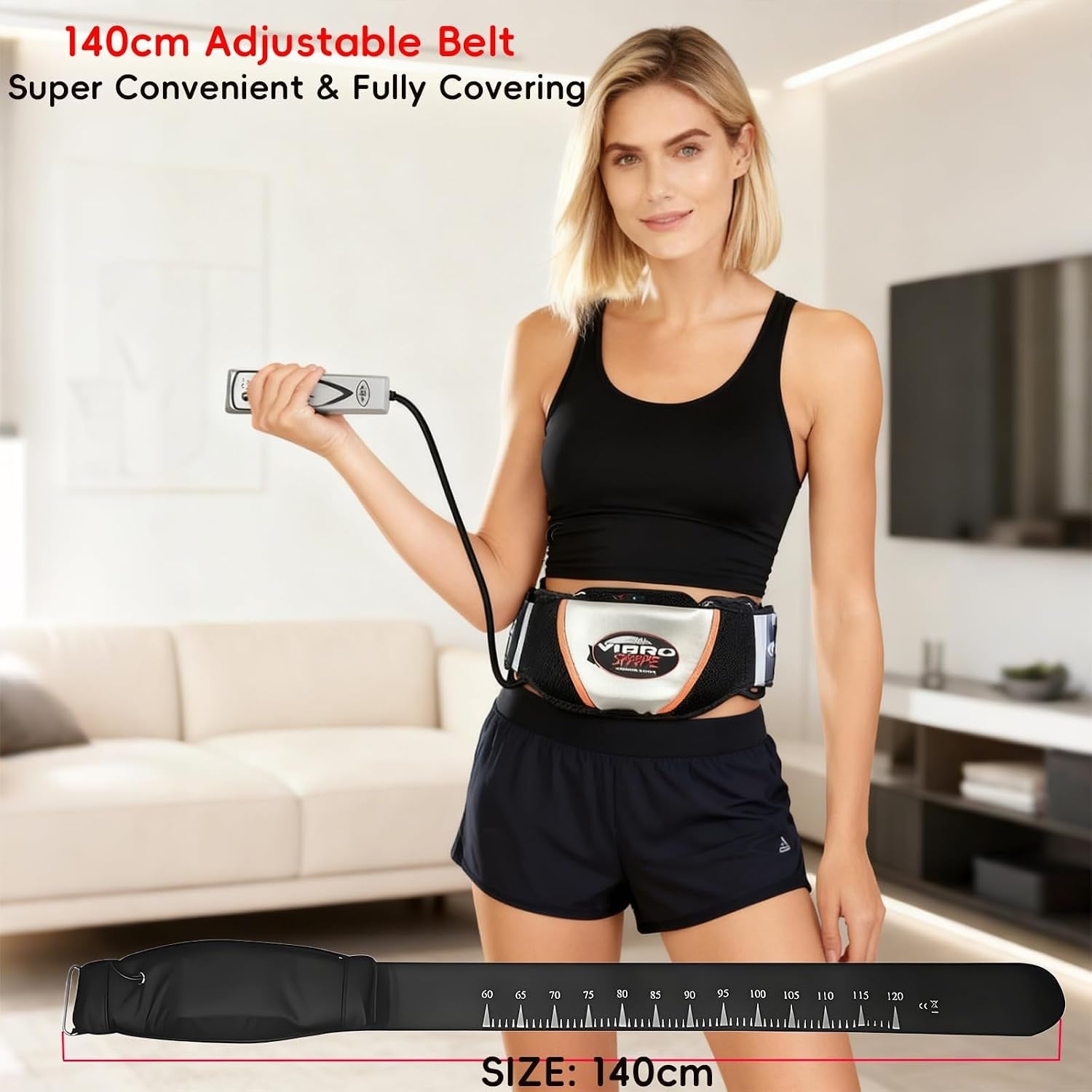 Ceinture de massage vibrante et chauffante - 33% de remise