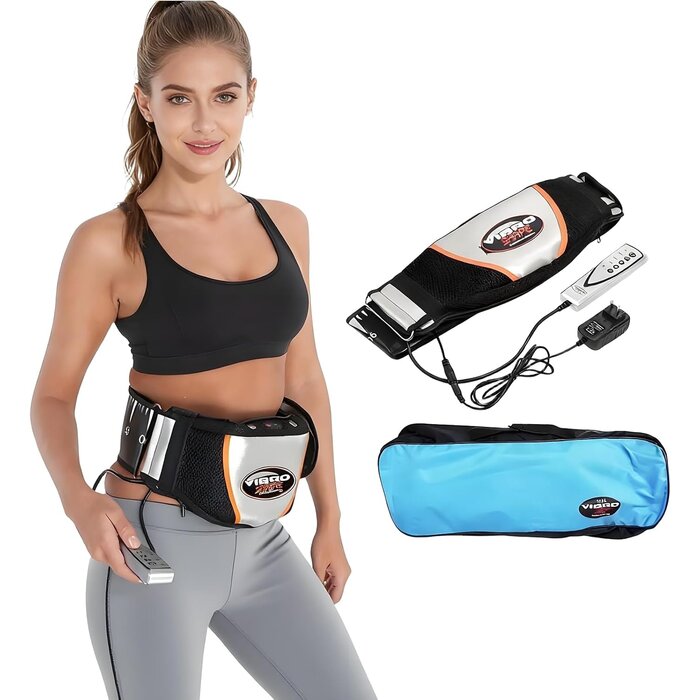 Ceinture de massage vibrante et chauffante - 140 cm - 33% de remise