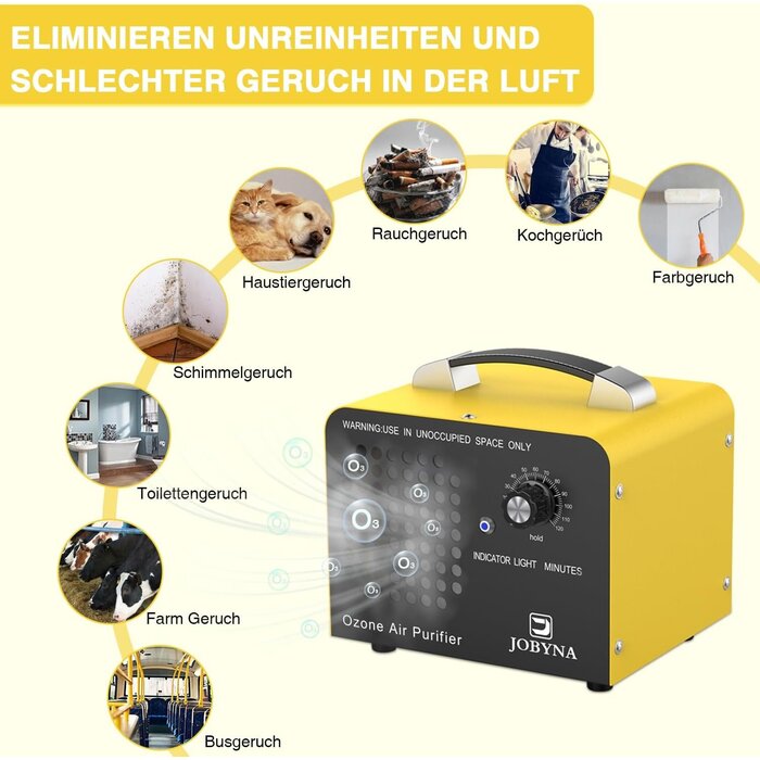 Générateur d'ozone 10 000 mg/h purificateur d'air - 33% de remise