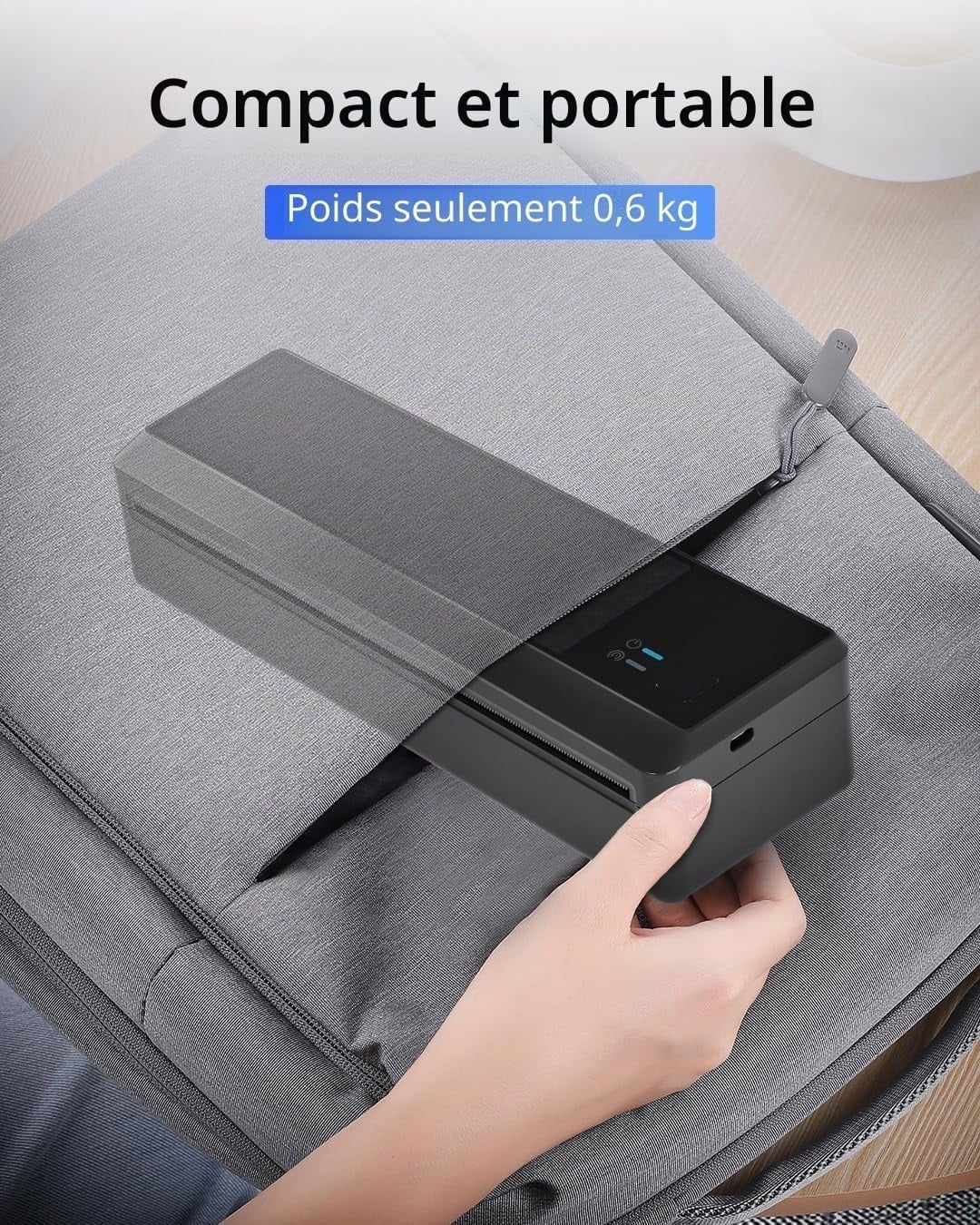 Imprimante thermique portable A4 P83 Bluetooth/USB - 34% de remise