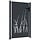 Portillon de jardin 105x155 cm anthracite motif laser - 35% de remise