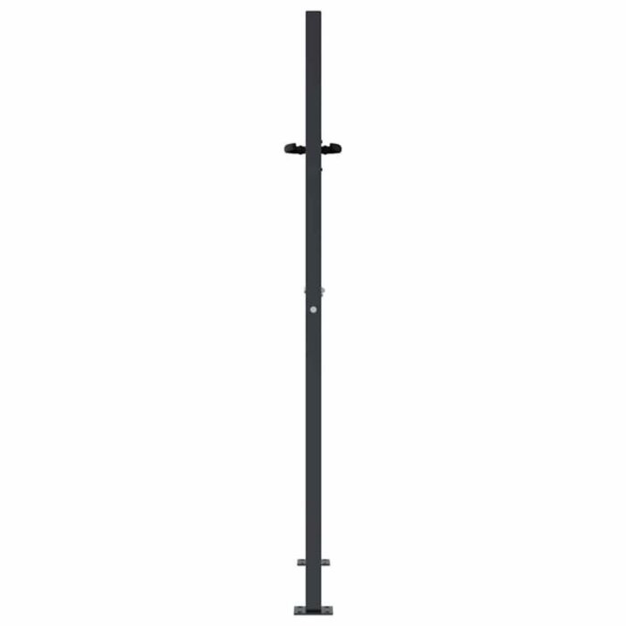 Portillon de jardin 105x155 cm anthracite motif laser - 35% de remise