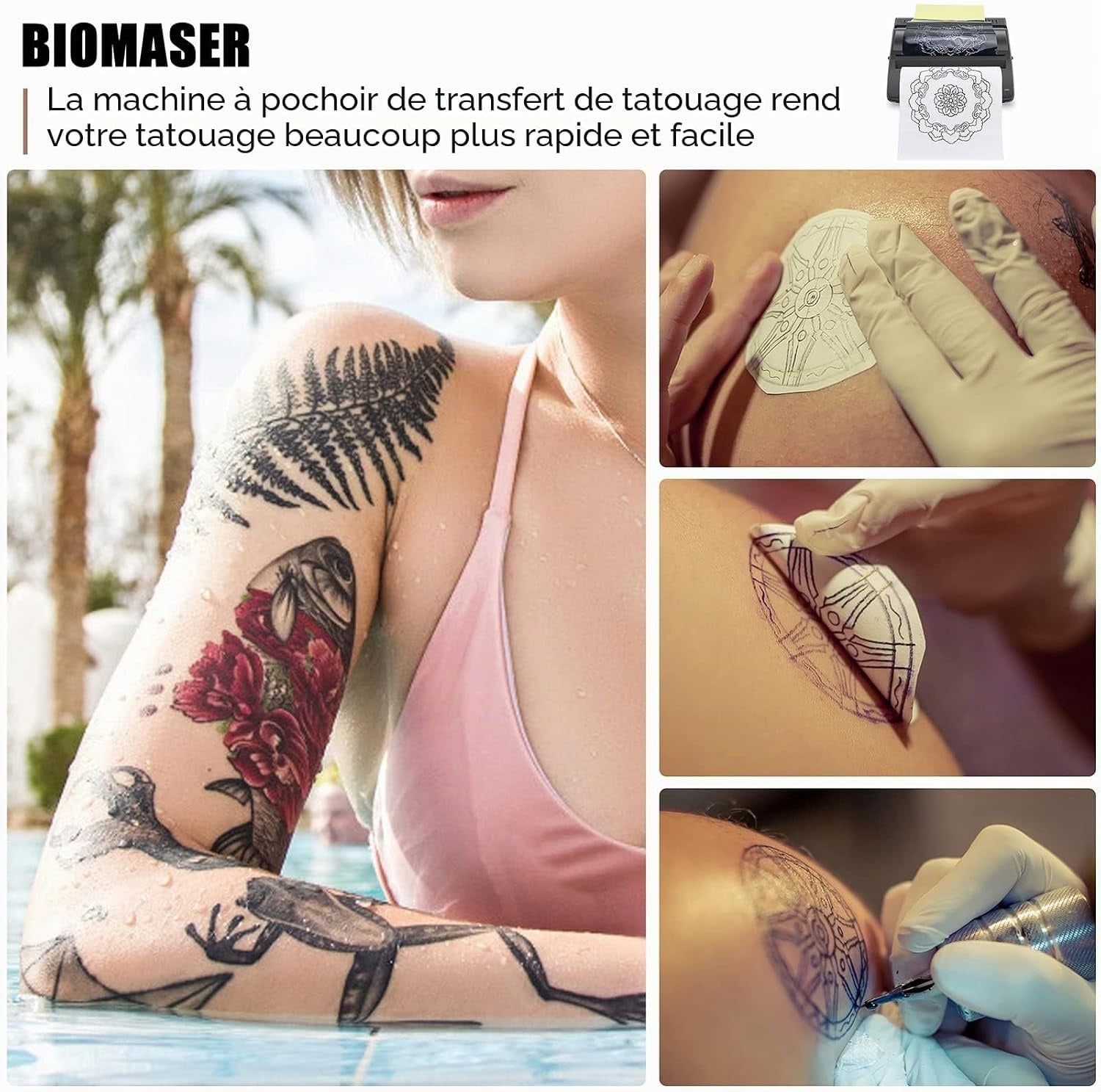 Imprimante thermique pour pochoirs de tatouage - 34% de remise