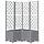 Jardinière avec treillis 80x136 cm gris clair - 34% de remise