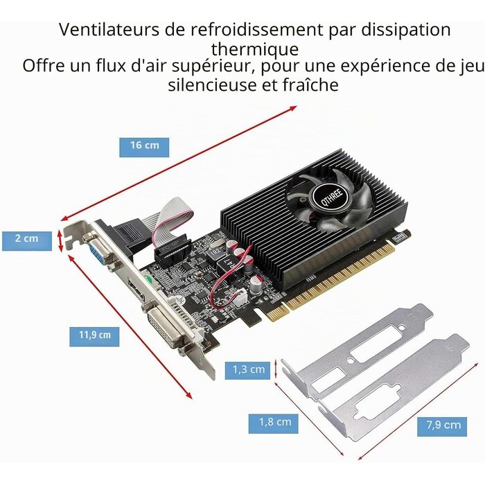 Carte Graphique 4 Go DDR3 Low Profile - 34% de remise