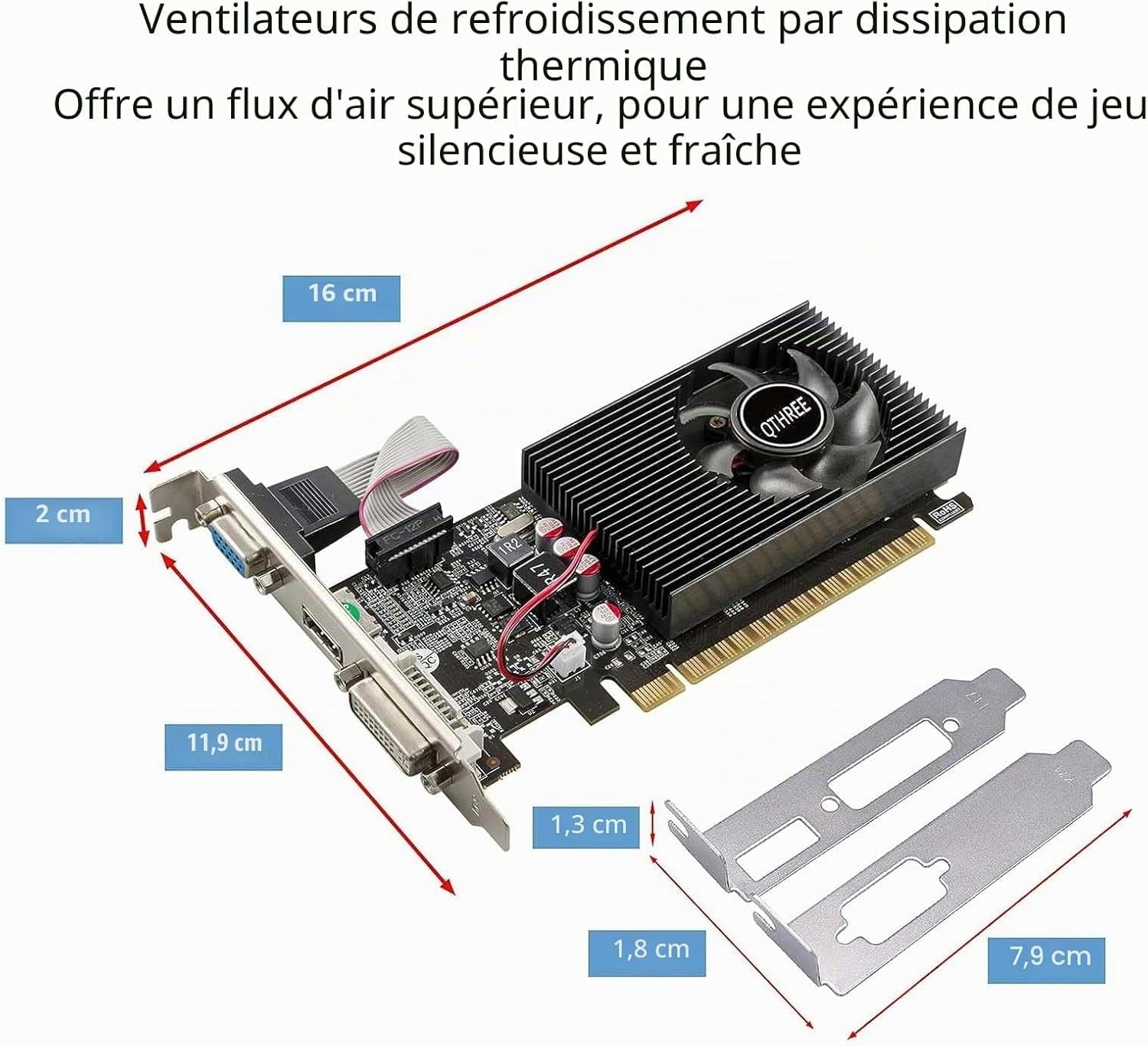 Carte Graphique 4 Go DDR3 Low Profile - 34% de remise