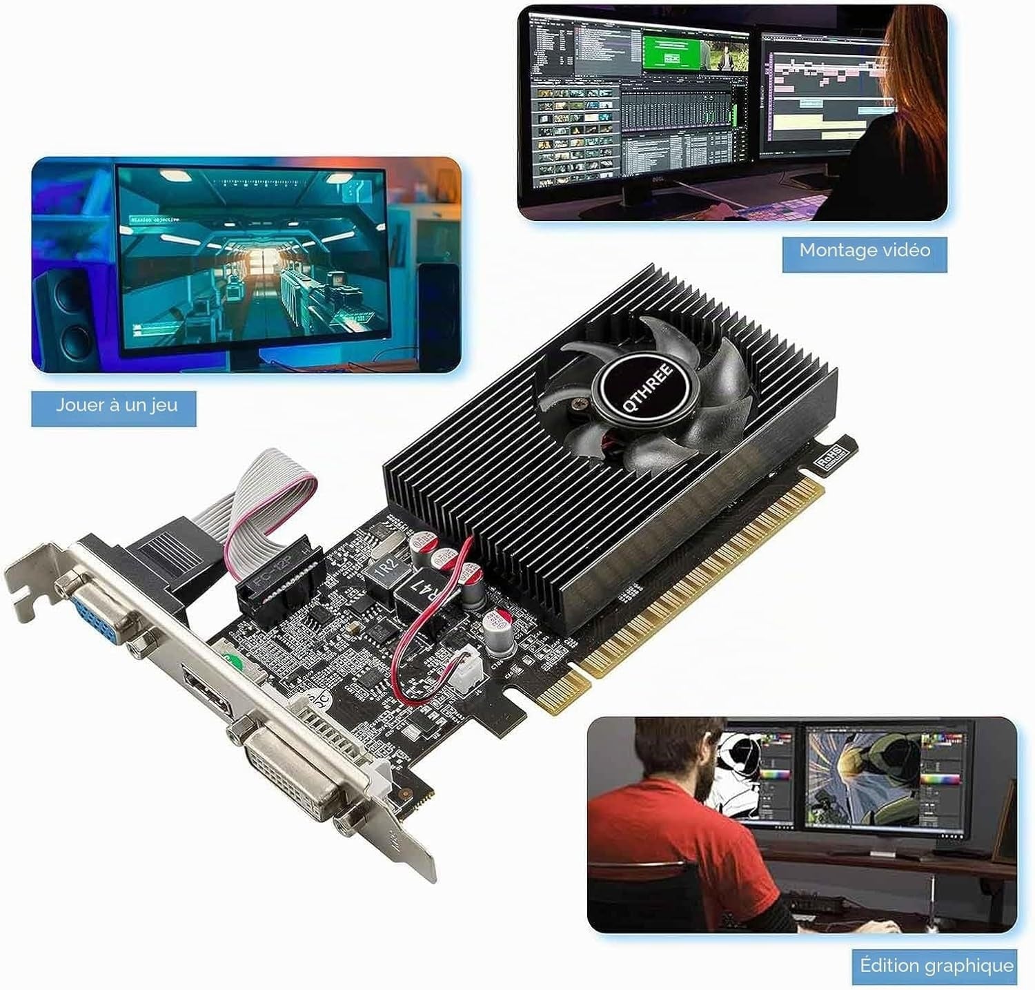 Carte Graphique 4 Go DDR3 Low Profile - 34% de remise