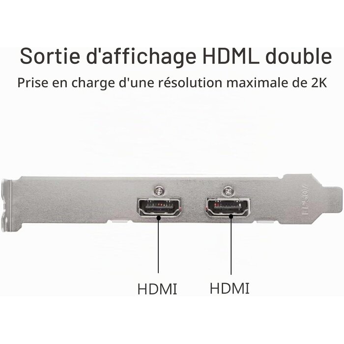 Carte graphique Radeon HD 6570 1 Go DDR3 - Double HDMI - 34% de remise
