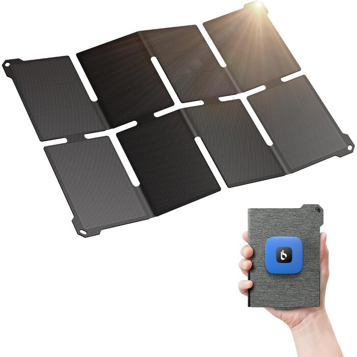 Chargeur solaire portable 28W étanche - 3 ports USB - 34% de remise