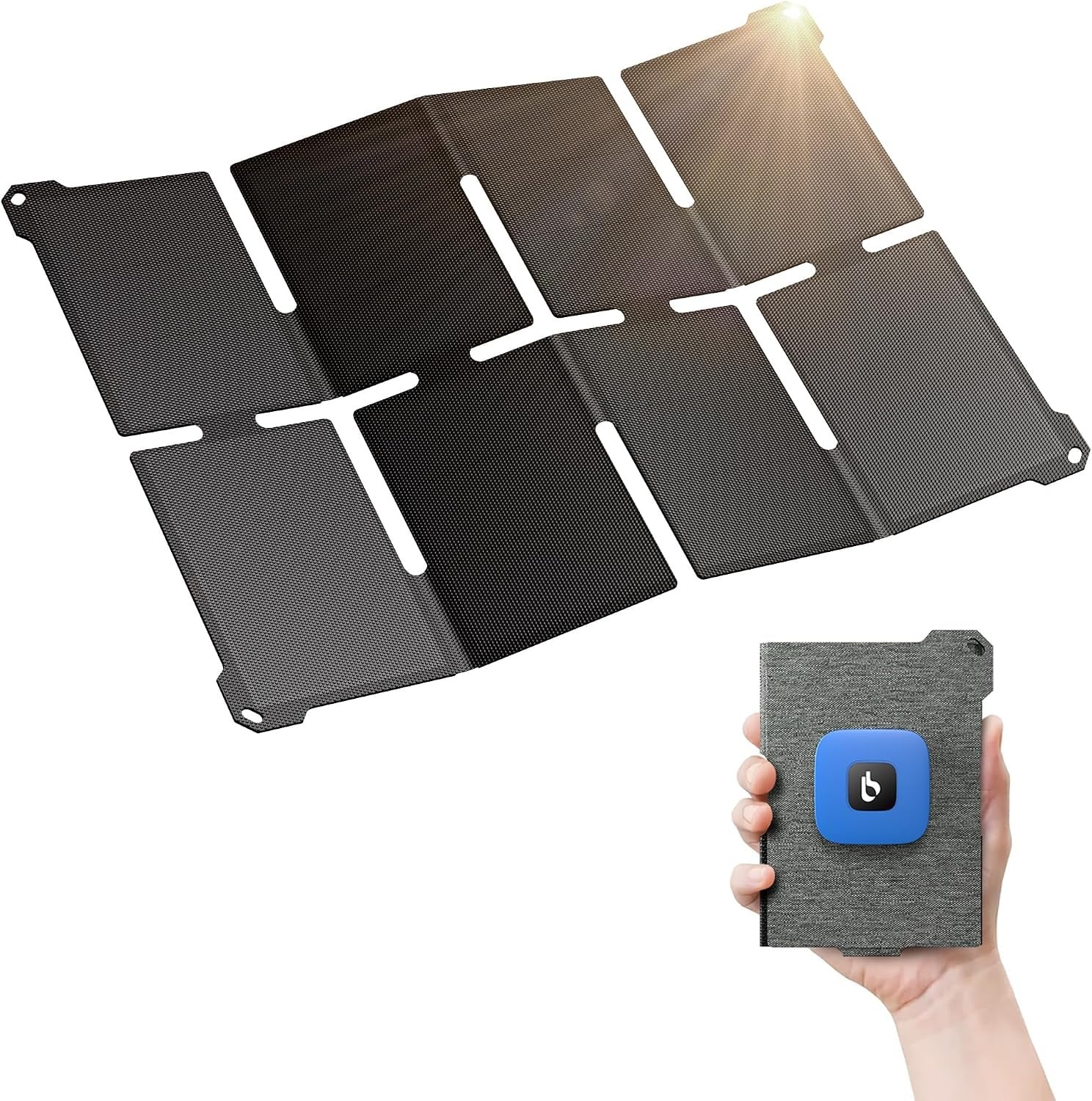Chargeur solaire portable 28W étanche - 3 ports USB - 34% de remise