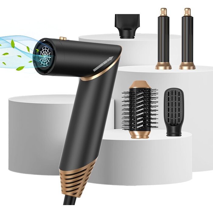 Brosse soufflante 5-en-1 Airstyler - 33% de remise - Noir et Or