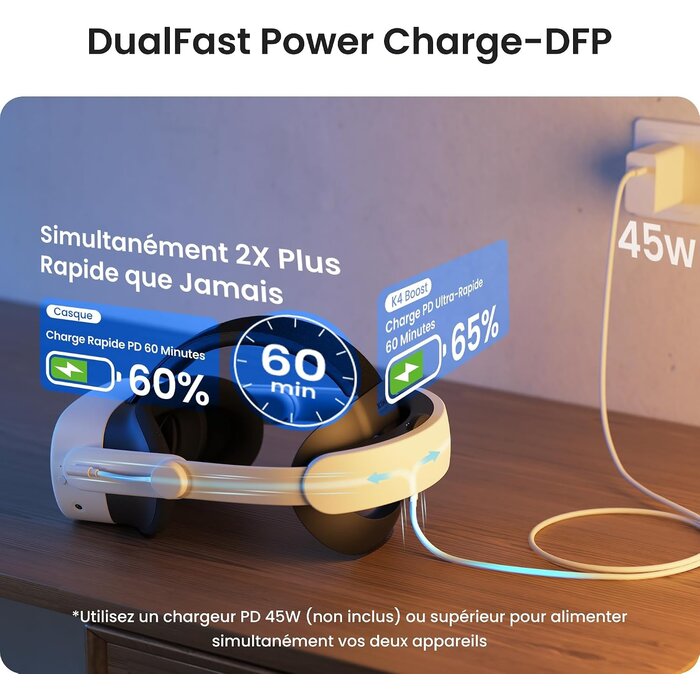 Sangle batterie pour Meta Quest 3/3S - 34% de remise - Confort et autonomie