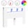 Tête de lit LED 140cm blanc - 35% de remise - Outlet