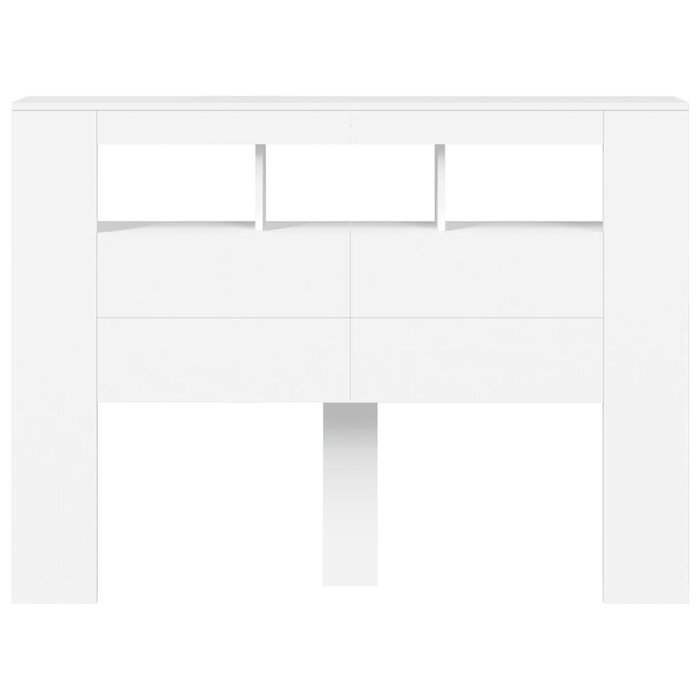 Tête de lit LED 140cm blanc - 35% de remise - Outlet