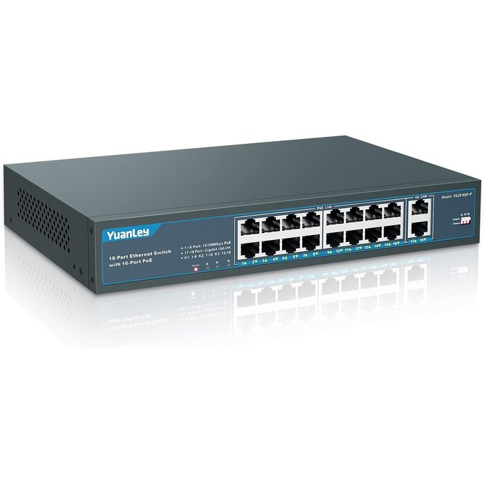 Switch PoE 16 ports 250W - Gigabit et SFP - 34% de remise