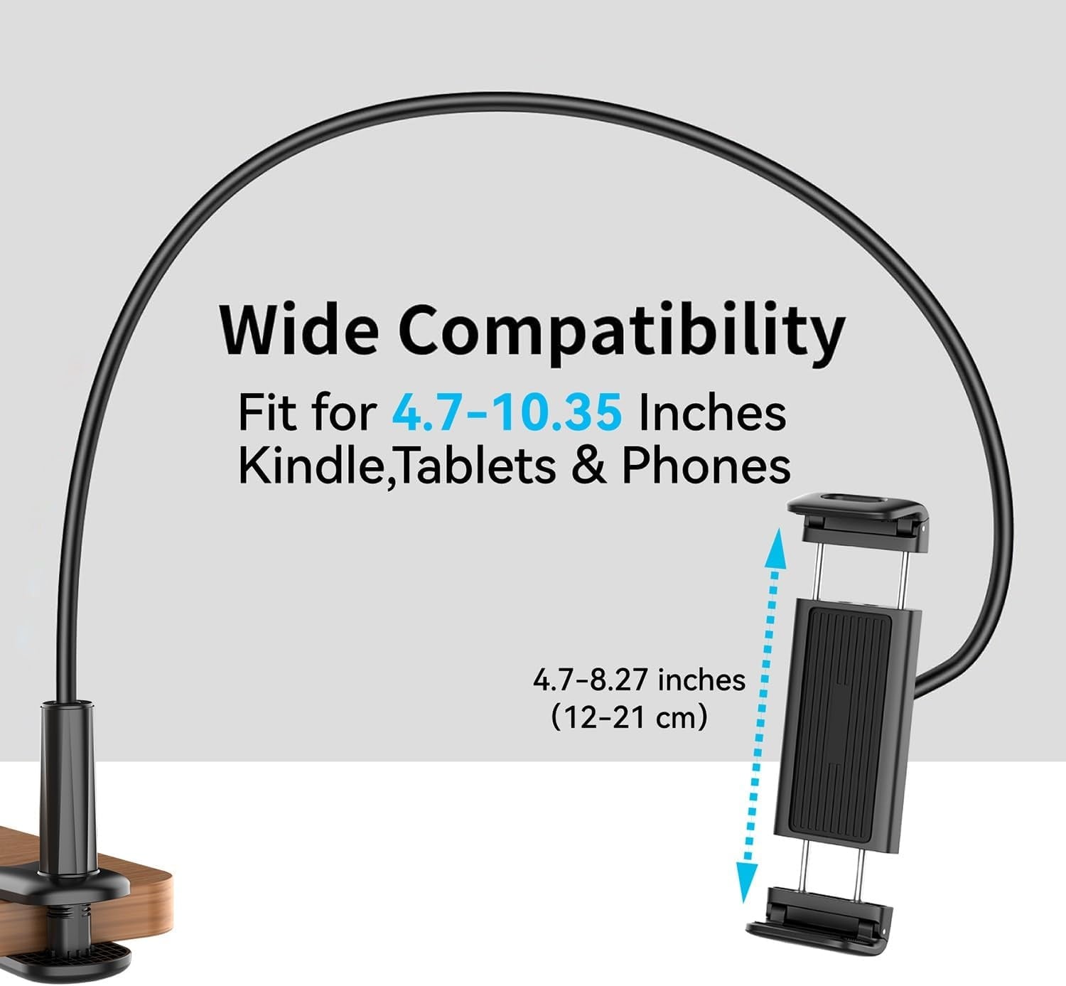 Support flexible pour liseuse rose avec télécommande - 31% de remise