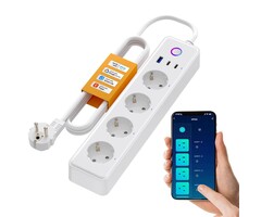 Multiprise intelligente WiFi 4 prises et 3 ports USB - 52% de remise