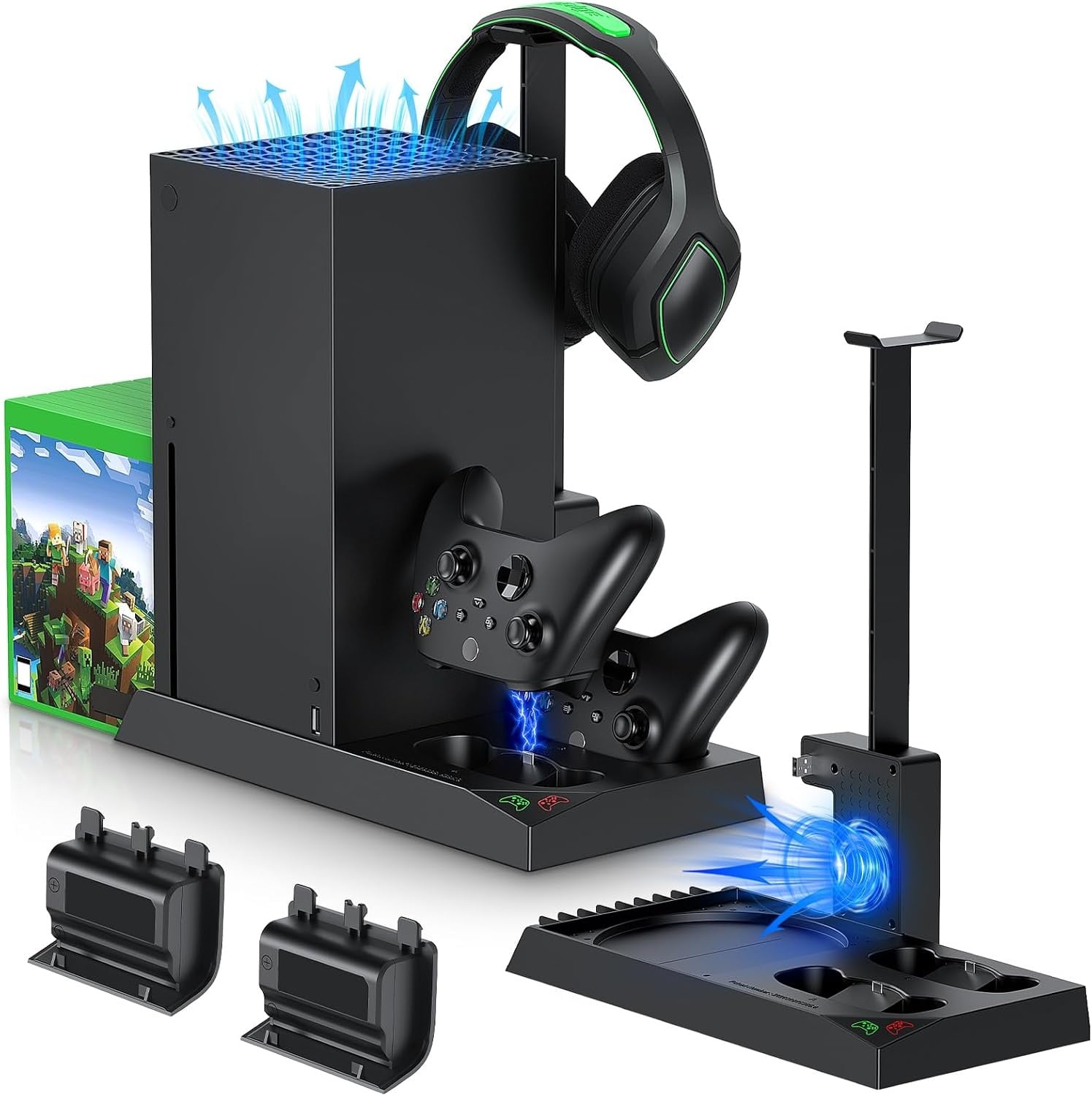 Support Vertical Xbox Series X avec Refroidissement et LED - 32% de remise