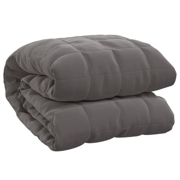 Couverture lestée 200x220 cm 13 kg - Gris - 34% de remise