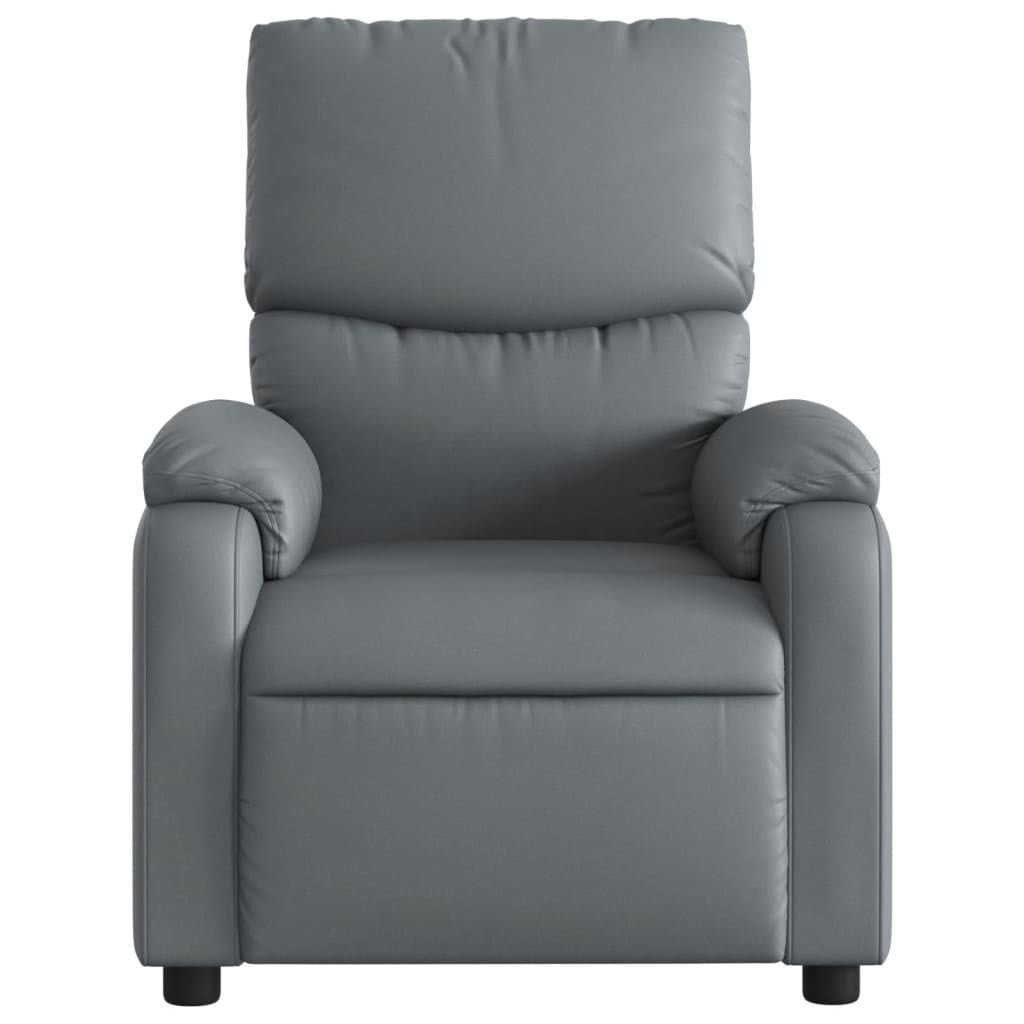Fauteuil inclinable gris avec repose-pieds - 35% de remise