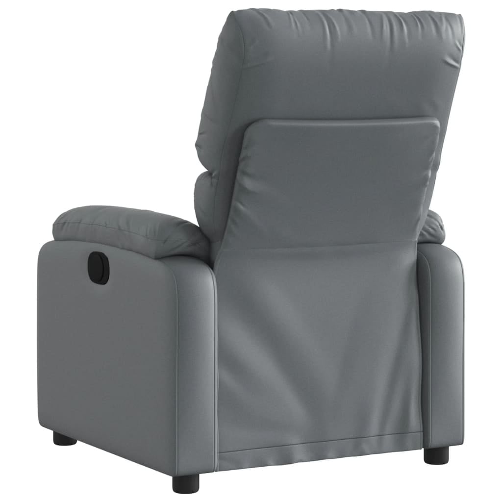 Fauteuil inclinable gris avec repose-pieds - 35% de remise