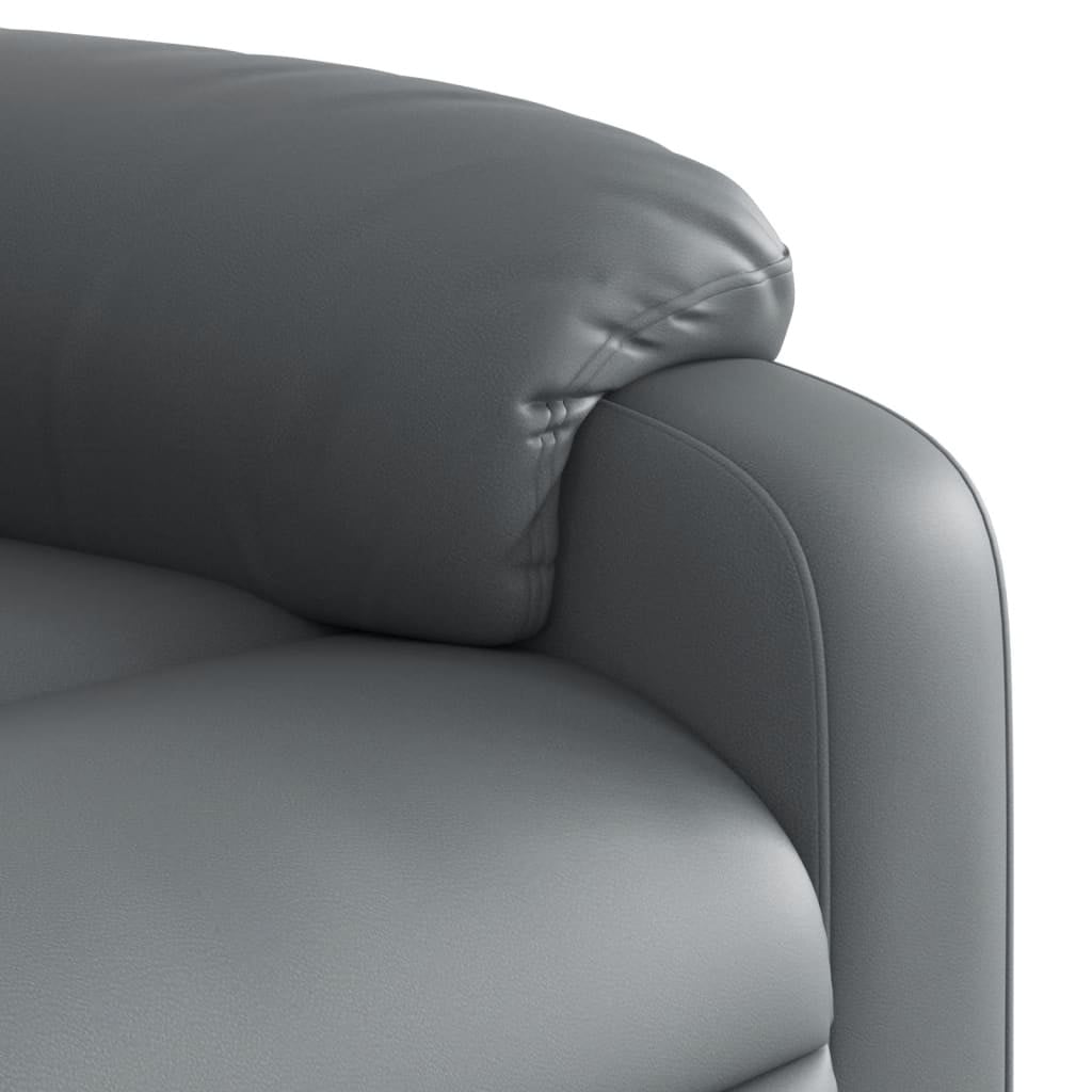 Fauteuil inclinable gris avec repose-pieds - 35% de remise