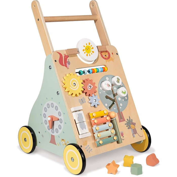 Chariot de marche en bois thème océan - Aide à la marche - 34% de remise