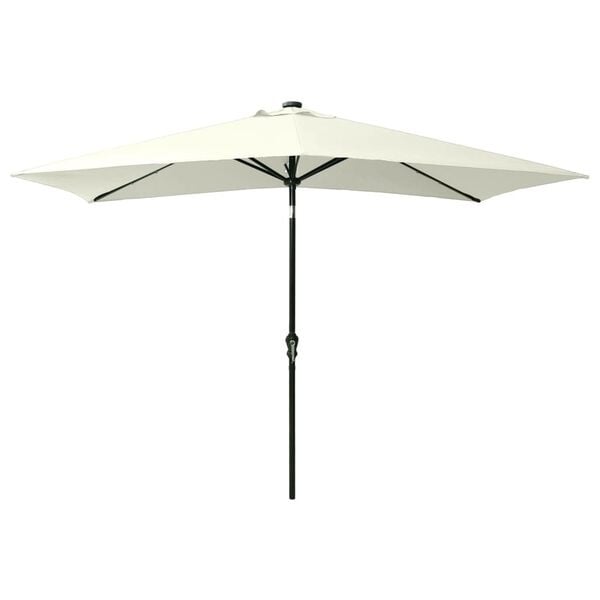 Parasol rectangulaire LED 2x3m Sable - 33% de remise
