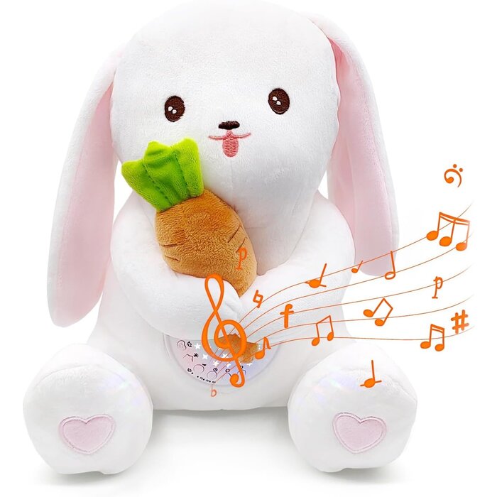 Veilleuse bébé projecteur d'étoiles Lapin - 32% de remise