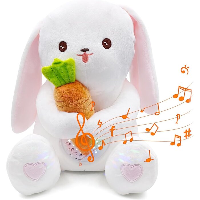Veilleuse bébé projecteur d'étoiles Lapin - 32% de remise