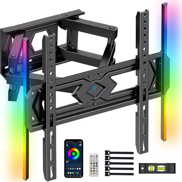 Support Mural TV Articulé 26-70 pouces - 32% de remise - Acier Robuste