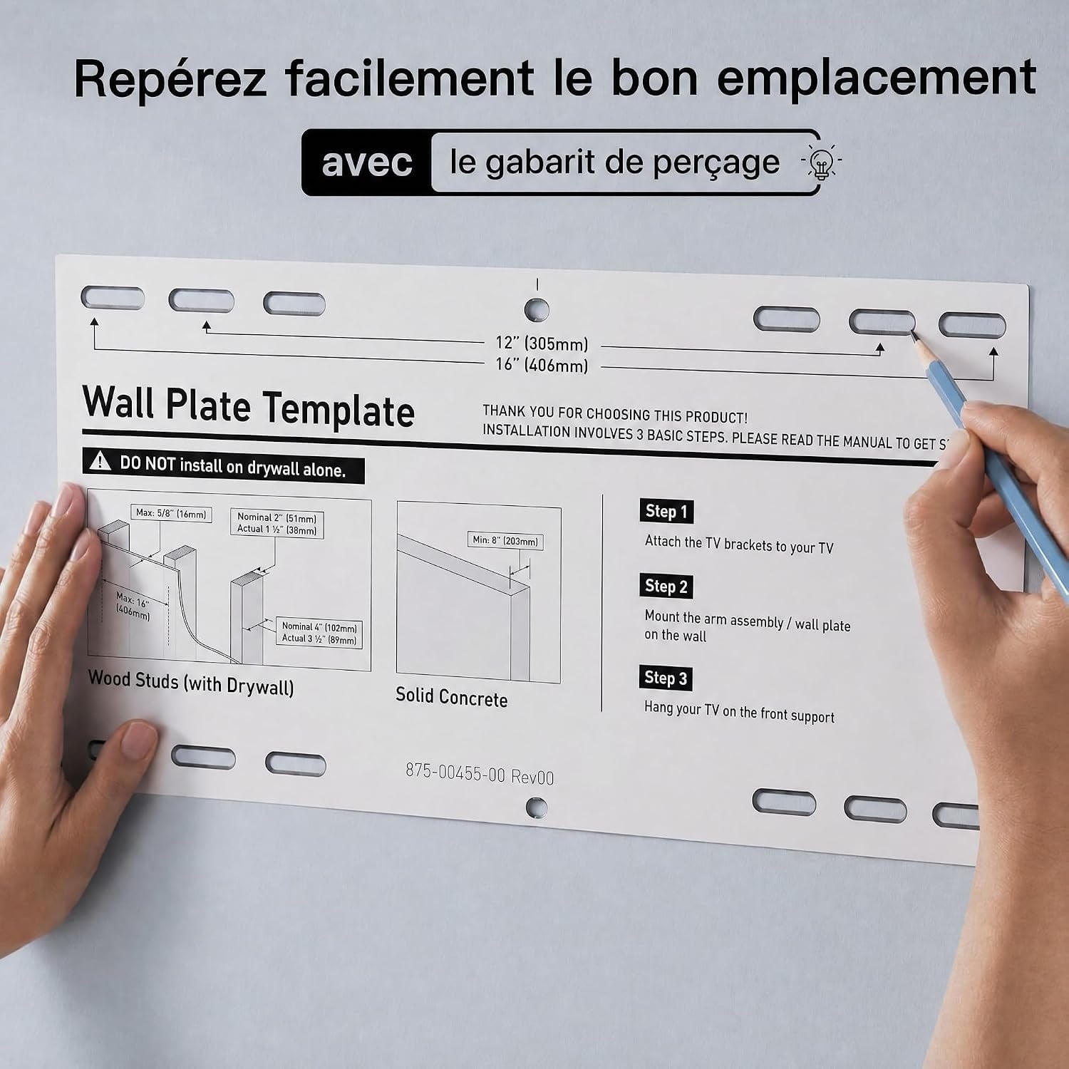 Support Mural TV Articulé 37-85 pouces - 33% de remise - Acier Robuste