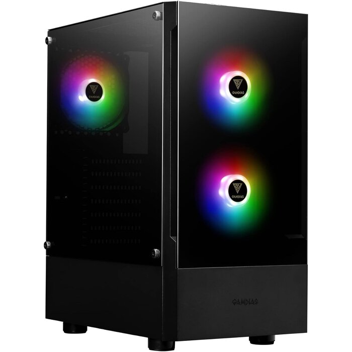 Boîtier PC Gaming Mid-Tower, Verre Trempé, 3 ventilateurs ARGB - 33% de remise