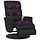 Fauteuil de massage inclinable noir - 35% de remise